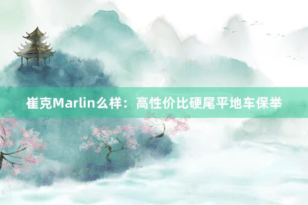 崔克Marlin么样：高性价比硬尾平地车保举